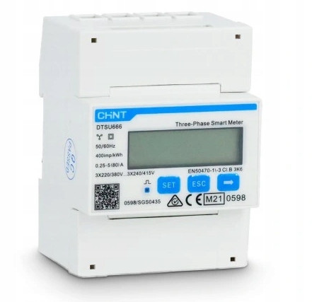 Chint DTSU666 Modbus MID 3F bidirectional counter