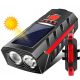  SOLAR BICYCLE LIGHT FRONT + REAR LED BELL 4in1 POWERFUL BICYCLE HANDLEBAR