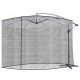  Moustiquaire pour parasol Repest, 3 m, noire