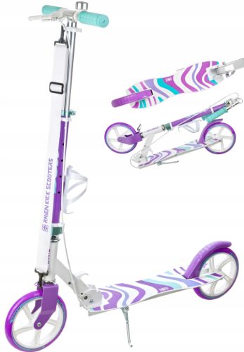  Raven Zea Scooter, white, 2 wheels