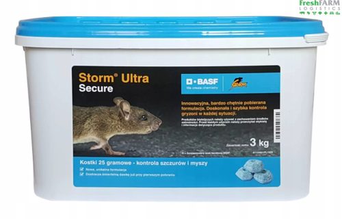  Strong Poison Storm Ultra Poison for Rats and Mice BASF Cubes 3kg