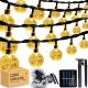  SOLAR GARDEN LIGHTS GARLAND DECORATION PATIO OUTDOOR 12M 100LED