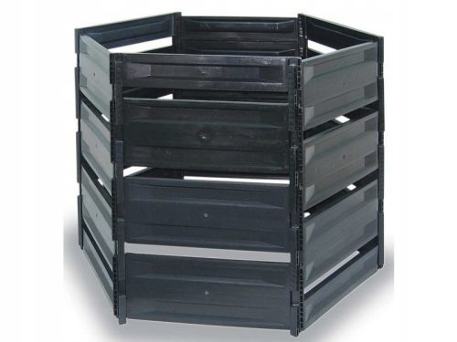  1-chamber composter Ekobat 1050 l, black