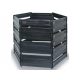  1-chamber composter Ekobat 1050 l, black