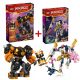  LEGO Ninjago Coles Elementarroboter 71806 + LEGO Ninjago Soras Elementartechnologiroboter 71807