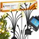  Vergionic embedded solar lamp, black, 70 cm, 1 pc.