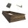 Wooden garden box, 300 l, brown