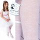  OPENWORK WHITE COMMUNION tights for girls JACQUARD Fenome