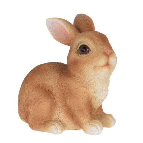  Garden Figure Decoration Rabbit Rabbit 13 cm Bronze for Window Sill Sculpture