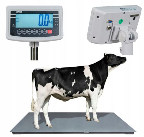 ELECTRONIC LIVE CATTLE SCALE PLATFORM VW 3t 0.5 kg