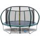  GARDEN TRAMPOLINE 374CM 12FT WITH NET AND LADDER