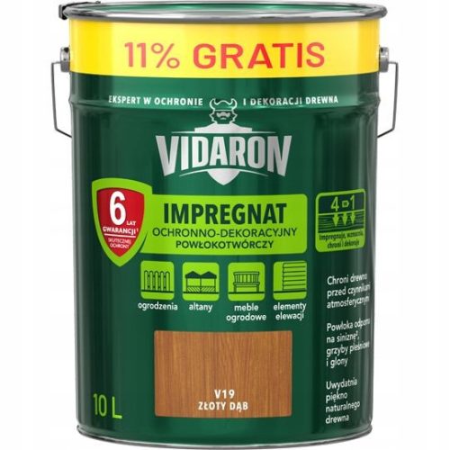 Vidaron Golden Oak V19 Impregnation 10 l