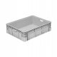 plastic storage container 800x600x220 silver