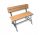 Forged cemetery bench with backrest - K003B, POLISH MANUFACTURER