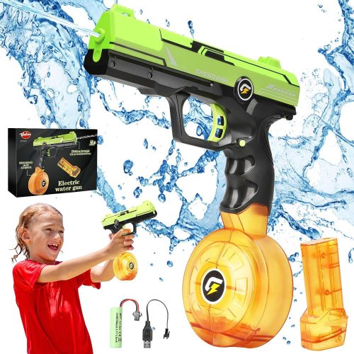 ELECTRIC AUTOMATIC WATER PISTOL GLOCK BATTERY TWO MAGAZINES