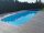 Rectangular pool 950 x 360 cm