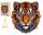  LARGE WOODEN PUZZLE 300 PIECES TIGER IN A WOODEN BOX