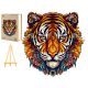  LARGE WOODEN PUZZLE 300 PIECES TIGER IN A WOODEN BOX