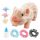  Reborn Mini Piggy Soft Toy with Accessories Mini Baby Piggy Silicone Pig Doll