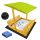 SANDBOX 120 WITH ADJUSTABLE TOP, LOCKABLE, WOOD, FREE YELLOW