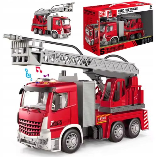  FIRE TRUCK FIRE DEPARTMENT TOY FIRE ENGINE SOUND + LIGHTS