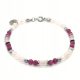  LaReine Jolie bracelet precious ruby, rose quartz, jade, hematite