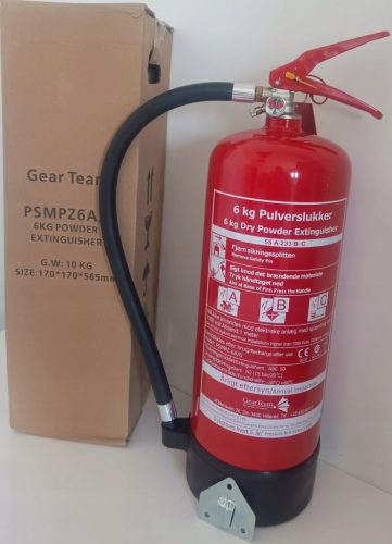 6 kg GP-6x ABC powder fire extinguisher with hanger