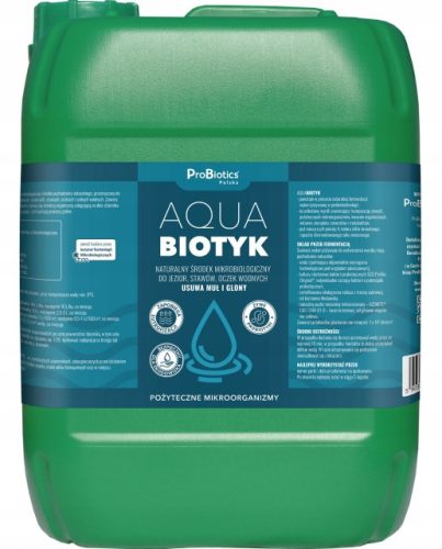  ProBiotics AQUABIOTICS removes sludge and algae from a 10-liter pond