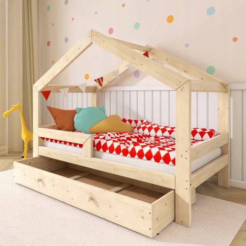  CHILDREN'S HOUSE BED 160x80 FOR CHILDREN + DRAWER