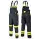 VIS WORK BIB TROUSERS, robust, many pockets, REFLECTIVE