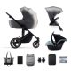  Kinderkraft Stroller 3in1 PRIME 2 2023 SHADOW GREY