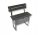 Cemetery bench with backrest and box – POLISH MANUFACTURER