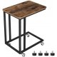  Songmics Vasagle rectangular coffee table 50 x 35 x 60 cm in brown tones