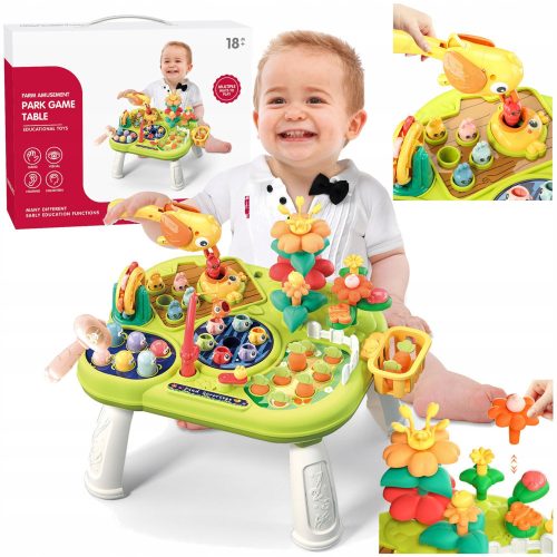  EDUCATIONAL TABLE INTERACTIVE MULTISTOL TABLE HAMMER FISHING FISHING STREET SMALL SENSORS