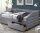  Upholstered single bed Signalbetten 120x200 in shades of grey