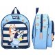  Bluey Vadobag kindergarten backpack with one compartment for boys, girls, unisex. Shades of blue, multi-coloured