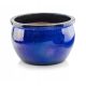  Polnix flowerpot 28 cm x 28 x 16 cm diameter 28 cm ceramic blue tones