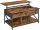  Songmics Vasagle rectangular coffee table 100 x 60 x 62 cm, rustic oak