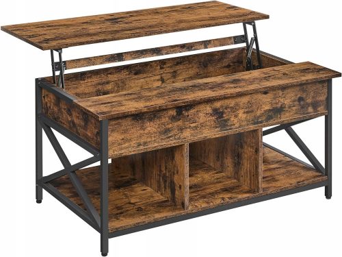  Songmics Vasagle rectangular coffee table 100 x 60 x 62 cm, rustic oak