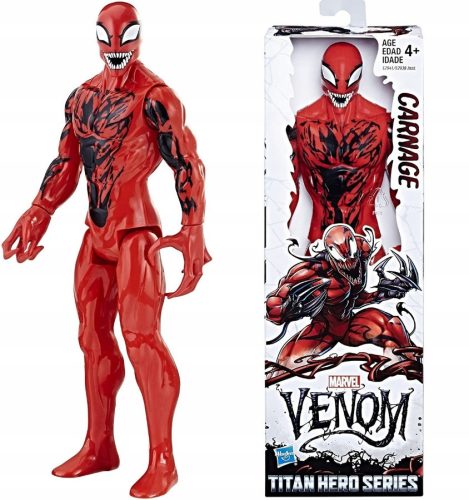  HASBRO VENOM CARNAGE POSABLE MARVEL FIGURE