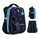 SCHOOL BACKPACK, SCHOOL BACKPACK FOR A GIRL WITH A BLACK CAT DRAGON