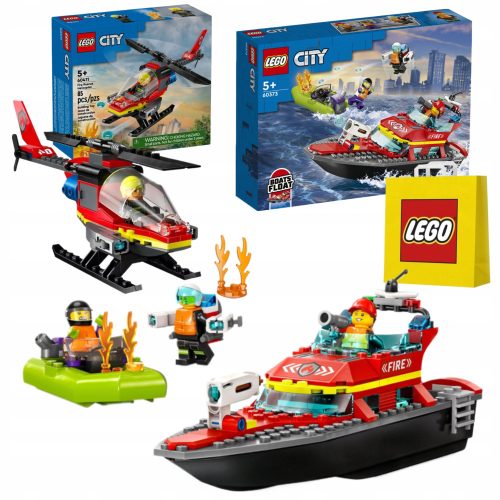  LEGO City 60373 Fireboat + 2 more products