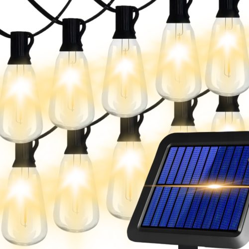  Eddcom embedded solar lamp, black, 500 cm, 20 pcs.