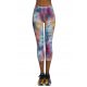  949 Sports Leggings 3/4 Patterned Bas Bleu Tessera70 200DEN 5/XL