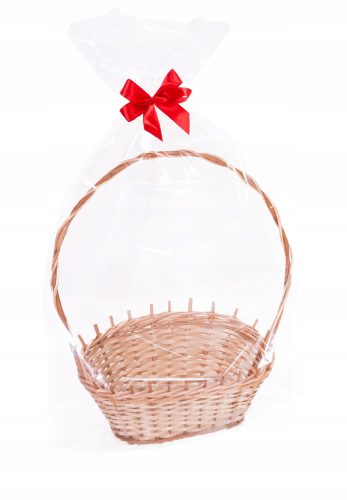  Gift set Basket Gift wicker basket box bag cellophane wool