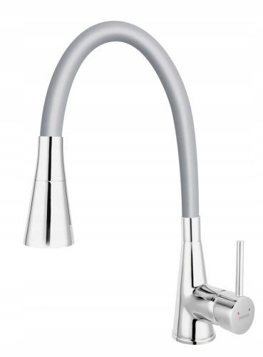  Stand-kitchen faucet Ferro Zumba II, silver, grey