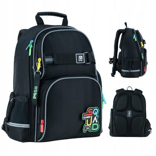  SCHOOL BACKPACK, SCHOOL BACKPACK FOR BOYS, BLACK Dragon