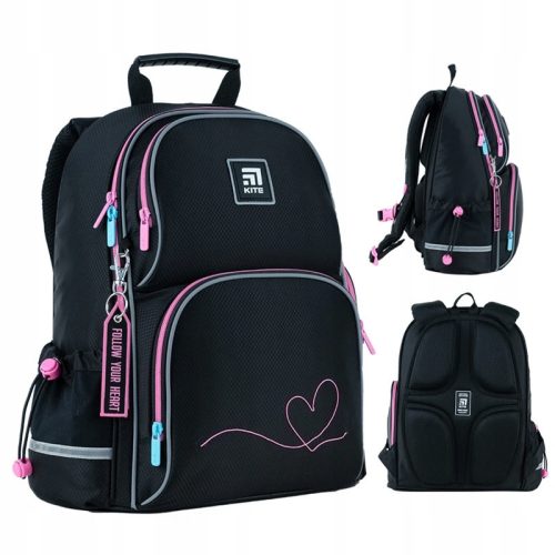  LED Heart Kite School Backpack for Girls