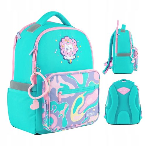  Kite Multi-Compartment School Backpack, Green Shades, 15 Years