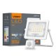  White LED floodlight 10W 5000K 900lm WITH SENSOR